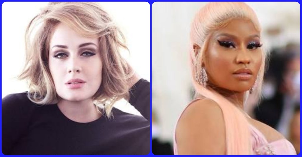 Adele e Nicki&nbsp;Minaj