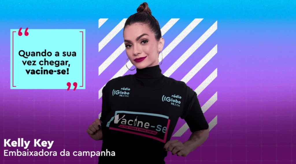 Kelly Key – Campanha&nbsp;Vacine-se
