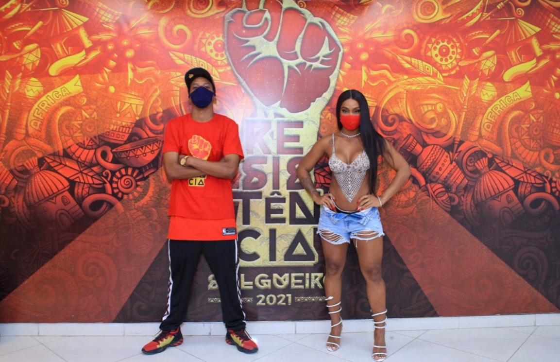 Rebecca e Lucas Penteado no Salgueiro