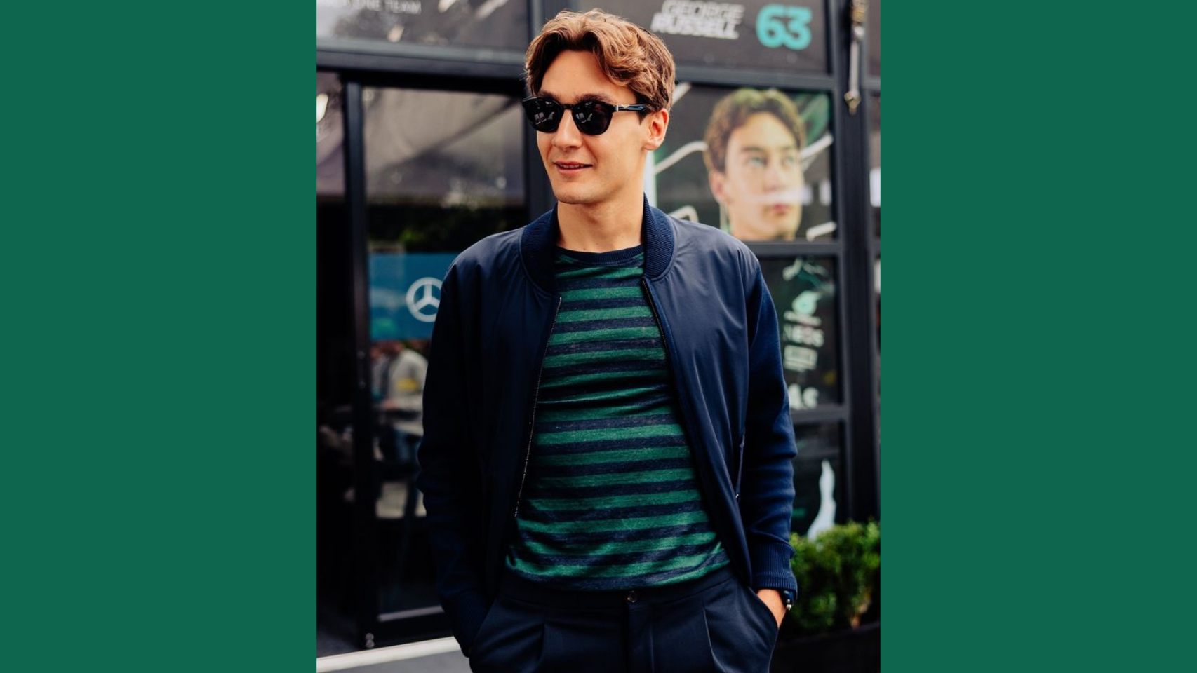 George Russell Veste Tommy Hilfiger