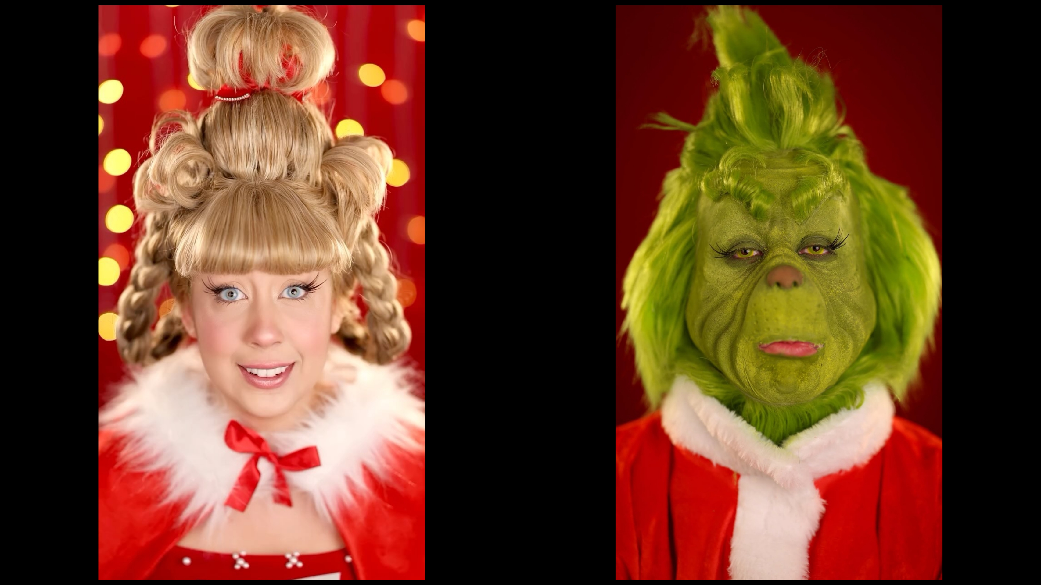 Camila Pudim Como Grinch e Cindy-Lou